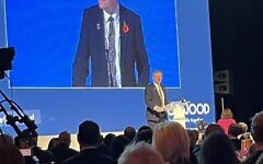 Deputy PM Oliver Dowden at Norwood fundraising event.