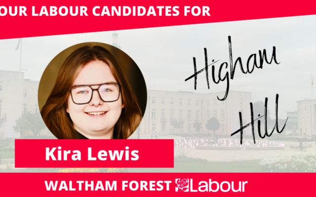 Waltham Forest Labour councillor Kira Lewis
