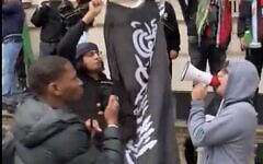 Hizb-ut-Tahrir rally in London in October 2023 Hizb-ut-Tahrir rally in London in October 2023