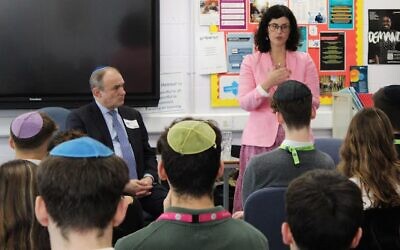 Ed Davey and Layla Moran meet with Year 12 and 13 JFS students