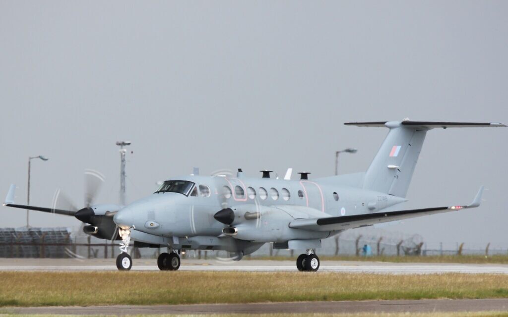 A Shadow R1 surveillance plane, pictured in 2011 at RAF Waddington