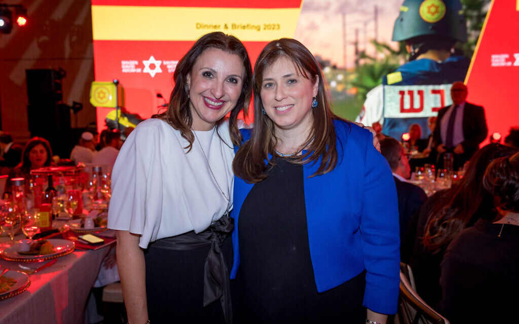 Deputy Mayor of Jerusalem Fleur Hassan-Nahoum and Tzipi Hotovely, Ambassador of Israel