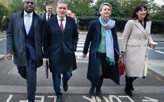 Labour frontbenchers David Lammy, Keir Starmer, Yvette Cooper, Rachel Reeves