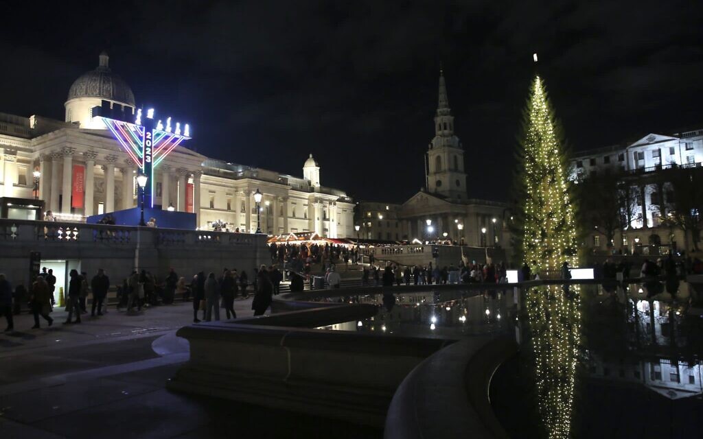 Trafalgar Square menorah