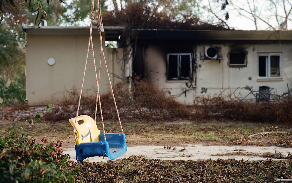 Kibbutz Nir Oz after Hamas attack