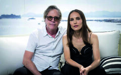 Director Todd Haynes and his May December star Natalie Portman