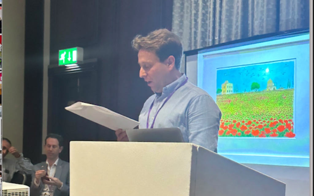Adam Wagner speaks at Limmud 2023