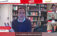 Zvika Klein, editor-in-chief of the Jerusalem Post, joined fellow editors Jodi Rudoren of The Forward and Jewish News editor Richard Ferrer for a round-table discussion