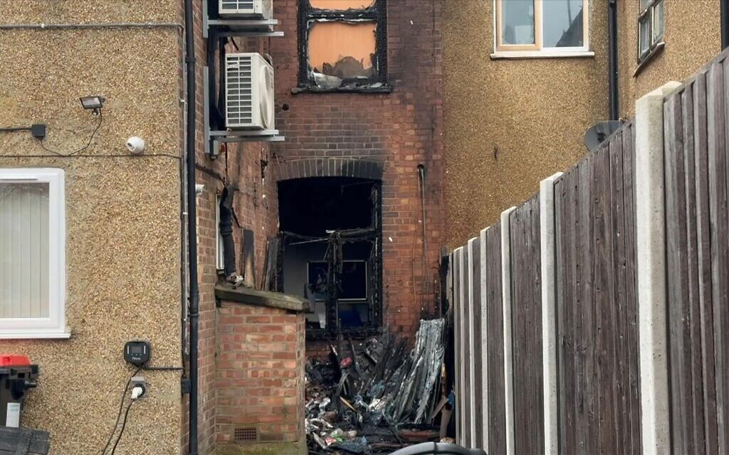 The Met Police said the fire happened in a shed at the former MP’s office at Ballards Lane in Finchley.