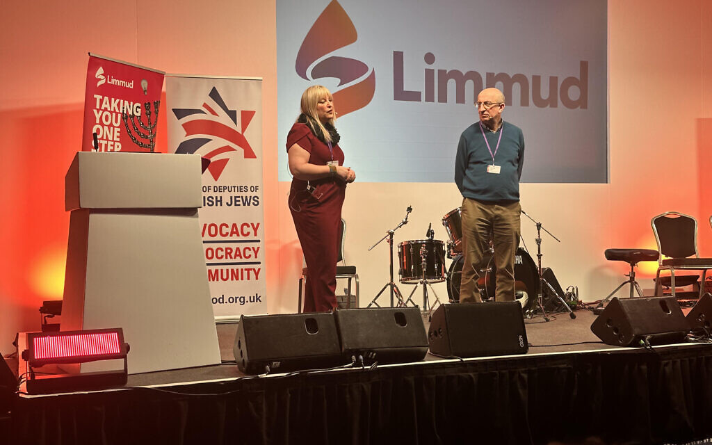 Marie van der Zyl and Michael Wegier at Limmud 2023