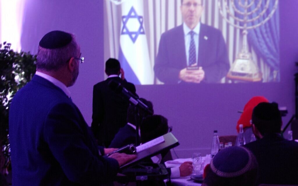 President Herzog sends a message of support to Aleinu conference, 2024