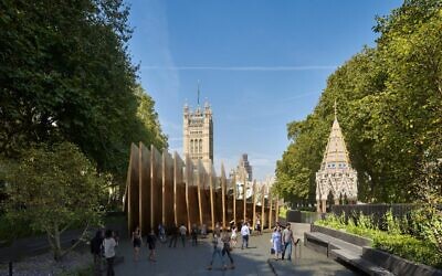 The design by Adjaye Associates and Ron Arad Architects for a UK Holocaust Memorial