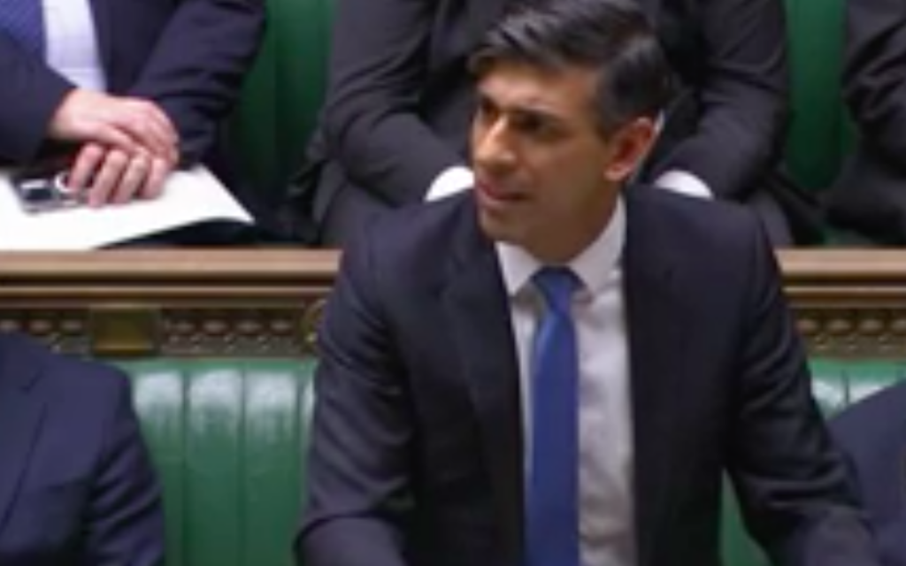 Rishi Sunak gives statement on latest strikes against Houthis