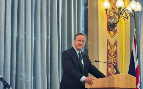 David Cameron addresses FCDO HMD reception