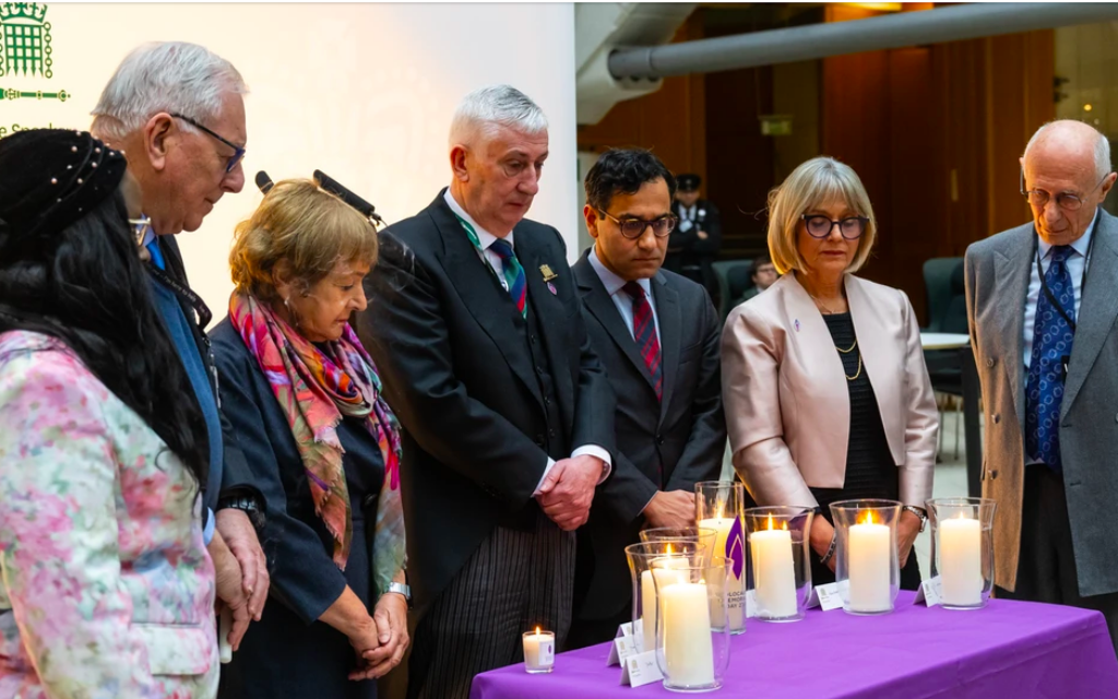 Speaker Lindsay Hoyle leads HMD event in parliament (pic UK parliament/Maria Unger)