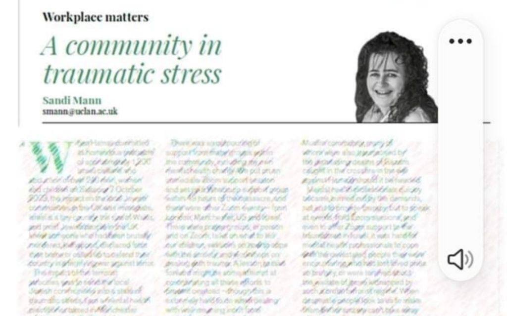 This month's issue will be the first in 10 years that does not include Dr Mann’s regular column, entitled Workplace Matters.
