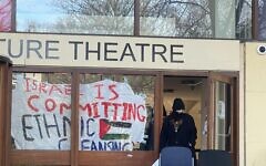 Protest and break in at Edinburgh University, Day 2, 28th February 2024 Protest and break in at Edinburgh University, Day 2, 28th February 2024