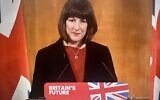 Rachel Reeves at press conference