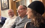 Rob and Jennifer Airley with Rabbi Schiff