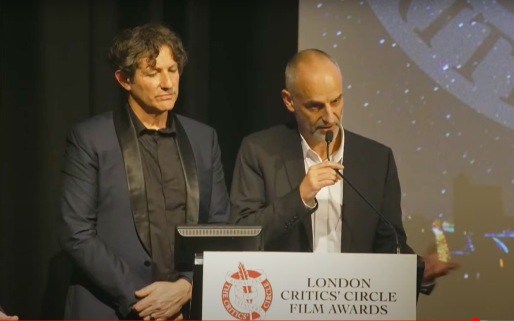 James Wilson, The Zone of Interest producer speaks, with director Jonathan Glazer alongside