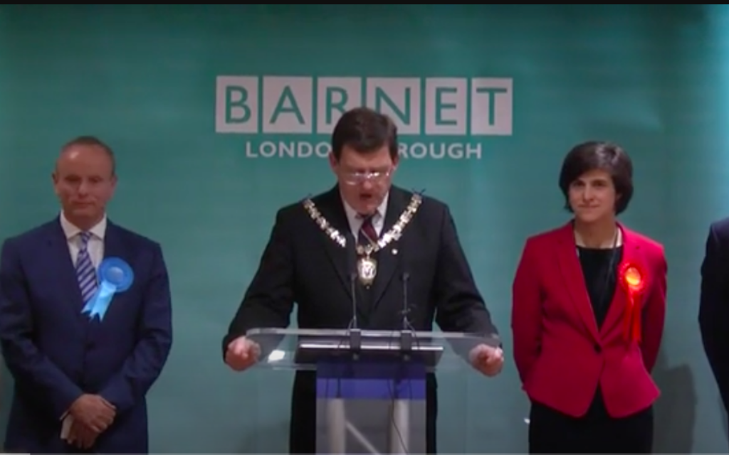 Mike Freer wins Finchley and Golders Green in 2015
