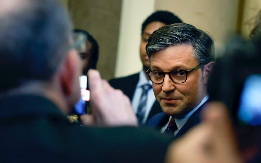 Speaker of the House Mike Johnson, seen here at the U.S. Capitol in 2024, said the president made "the right call" in ordering attacks on Iranian nuclear sites.