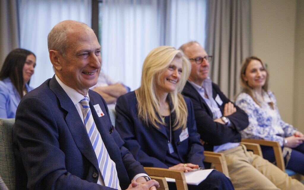 L to R; David Dangoor (DSLP sponsor), Debbie Fox (JLC Vice-Chair, Lead Chair), Keith Black (JLC Chair), Claudia Mendoza (JLC CEO). Pic: Mark Thomas