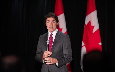 Prime Minster Justin Trudeau delivers remarks during a Liberal fundraising event in Toronto, on Wednesday, June 28, 2023. Credit: The Canadian Press/Alamy Live News