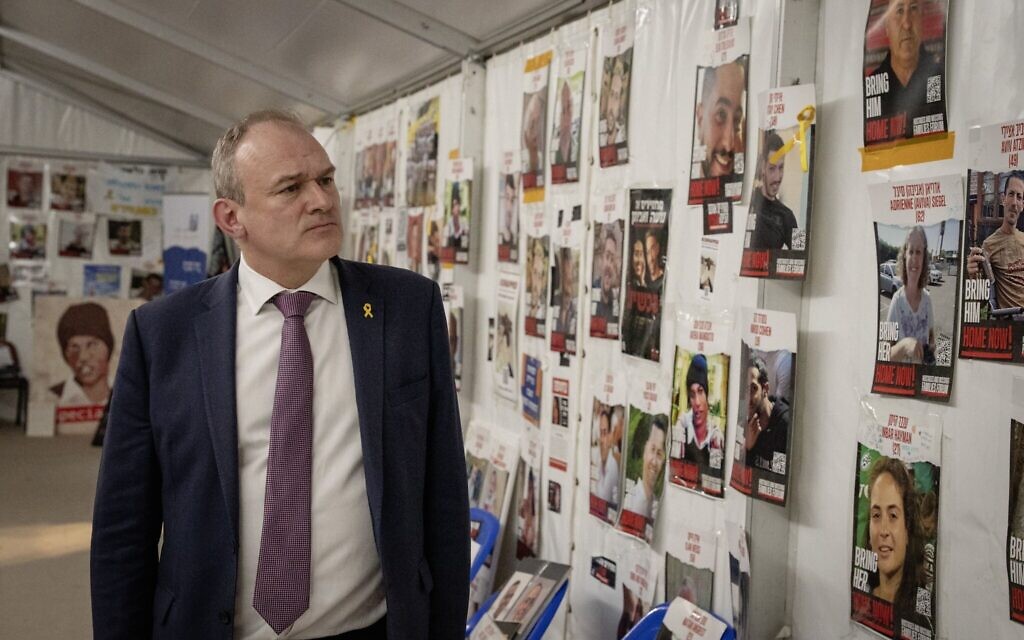 Ed Davey visits Hostage HQ