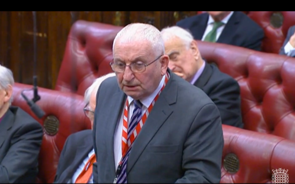 Lord Bird blames Israel for rising antisemitism