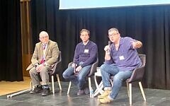 Left to right: Harlow MP Robert Halfon, Gideon Falter, CEO CAA, Mark Gardner, CEO CST. Pic: I-GNITE Left to right: Harlow MP Robert Halfon, Gideon Falter, CEO CAA, Mark Gardner, CEO CST. Pic: I-GNITE