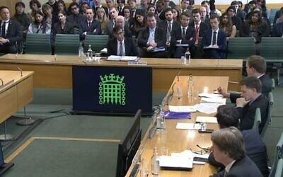 Rishi Sunak appears before parliament's Liaison Committee ( UK parliament)