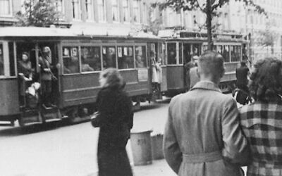 Nazis and their Dutch collaborators used the GVB public tram system to deport Dutch Jews during the Holocaust. (Courtesy Willy Lindwer)