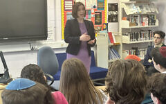 Bridget Phillipson speaks to JFS students