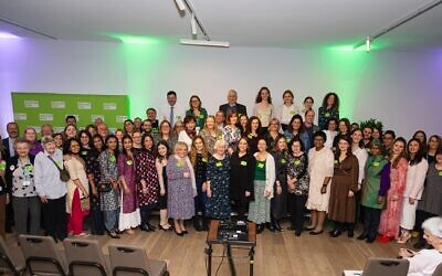 All of the Mitzvah Day Award nominees and winners - with the charity's staff and trustees. Pic: Yakir Zur