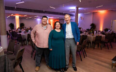 Leket-Israel-Taste-for-Israel-with-Leket-UK-Chair-Paul-Filer-and-Honey-and-Co-Founders-Sarit-Packer-and-Itamar-Srulovich. Pic: Devon Shoob