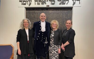 Rabbi Gili Zidkiyahu High Sheriff of Nottingham Nick Rubins Paula Scott and Rabbi Charley Baginsky