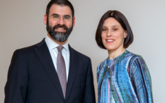 Rabbi and Rebbetzen Birnbaum. Pic: Paul Lang Rabbi and Rebbetzen Birnbaum. Pic: Paul Lang