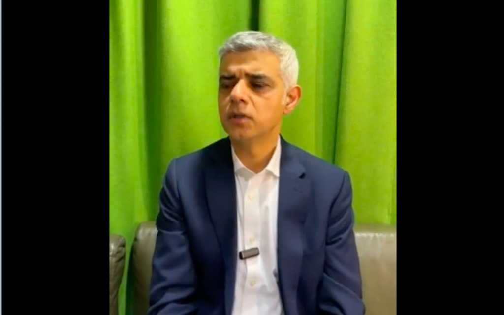 Sadiq Khan speaks to Jewish News