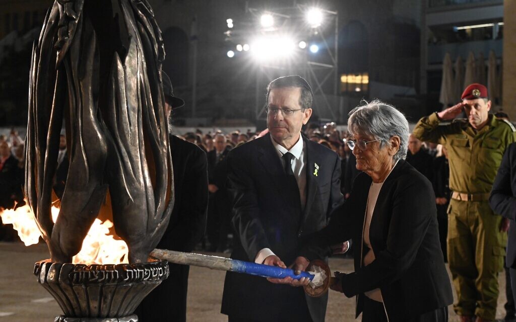 President Herzog on Memorial Day, 2024. Photo credit: Ma'ayan Toaf (GPO)