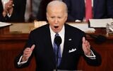 U.S. President Joe Biden delivers the State of the Union address during a joint meeting of Congress in the House chamber at the U.S. Capitol, March 07, 2024. (Chip Somodevilla/Getty Images)