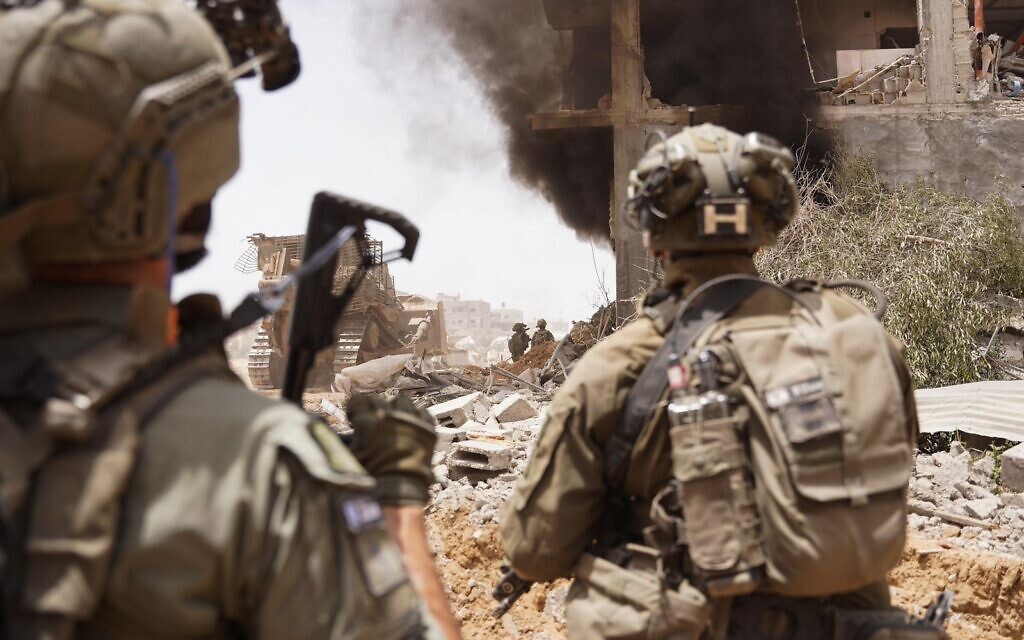 Israeli troops in Gaza. Credit: IDF