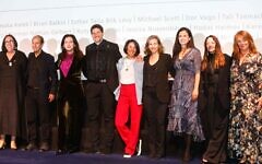 Left Seret's Patty Hochmann, Israeli actors Sasson Gabay, Raymonde Ansellem, Yadin Gellman , Galit Hershkovitz,Liraz Chamami,Nelly Tagar and Seret's Odelia Haroush Left Seret's Patty Hochmann, Israeli actors Sasson Gabay, Raymonde Ansellem, Yadin Gellman , Galit Hershkovitz,Liraz Chamami,Nelly Tagar and Seret's Odelia Haroush