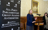 Penny Mordaunt launches the Conspiracies Guide for MPs for candidates alongside Lucy Powell