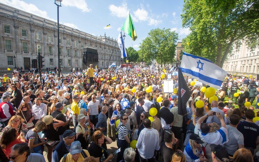 Thousands marched in central London demanding hostages taken on October 7 by Hamas to be returned to Israel.