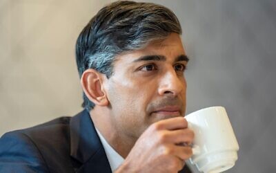 Prime Minister Rishi Sunak speaks to the media after the launch of the Scottish Conservative manifesto at the Apex Grassmarket Hotel in Edinburgh, while on the General Election campaign trail. Picture date: Monday June 24, 2024.