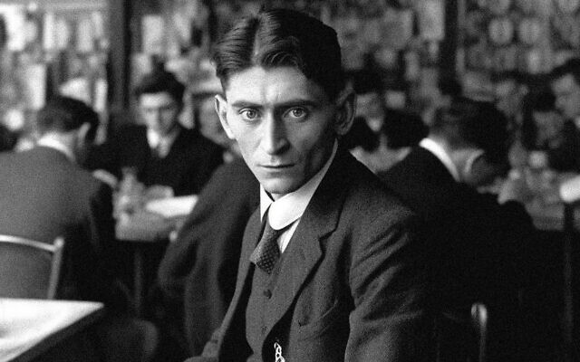 Franz Kafka in a cafe in Prague 1910
