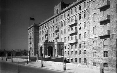 King David Hotel, Jerusalem 1931. 
Photo by Yosef Schweig, KKL-JNF Archive