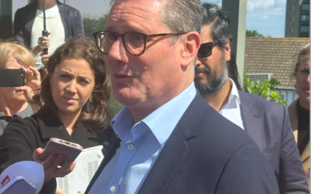 Keir Starmer speaks to Jewish News