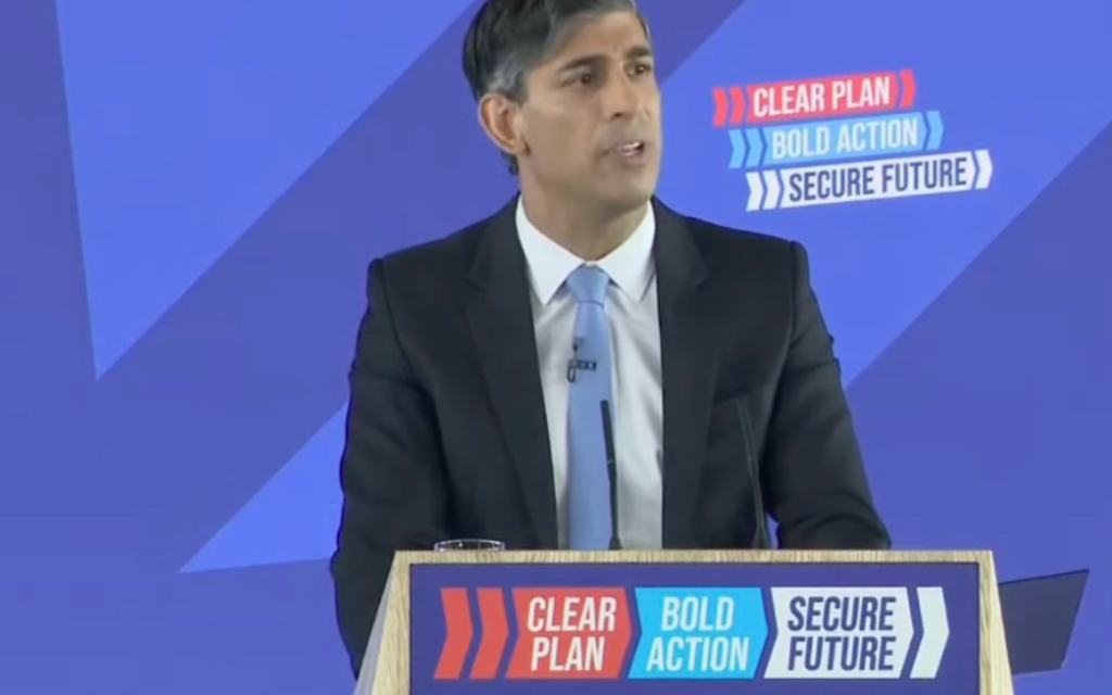 Rishi Sunak announces Tory manifesto for 2024 election